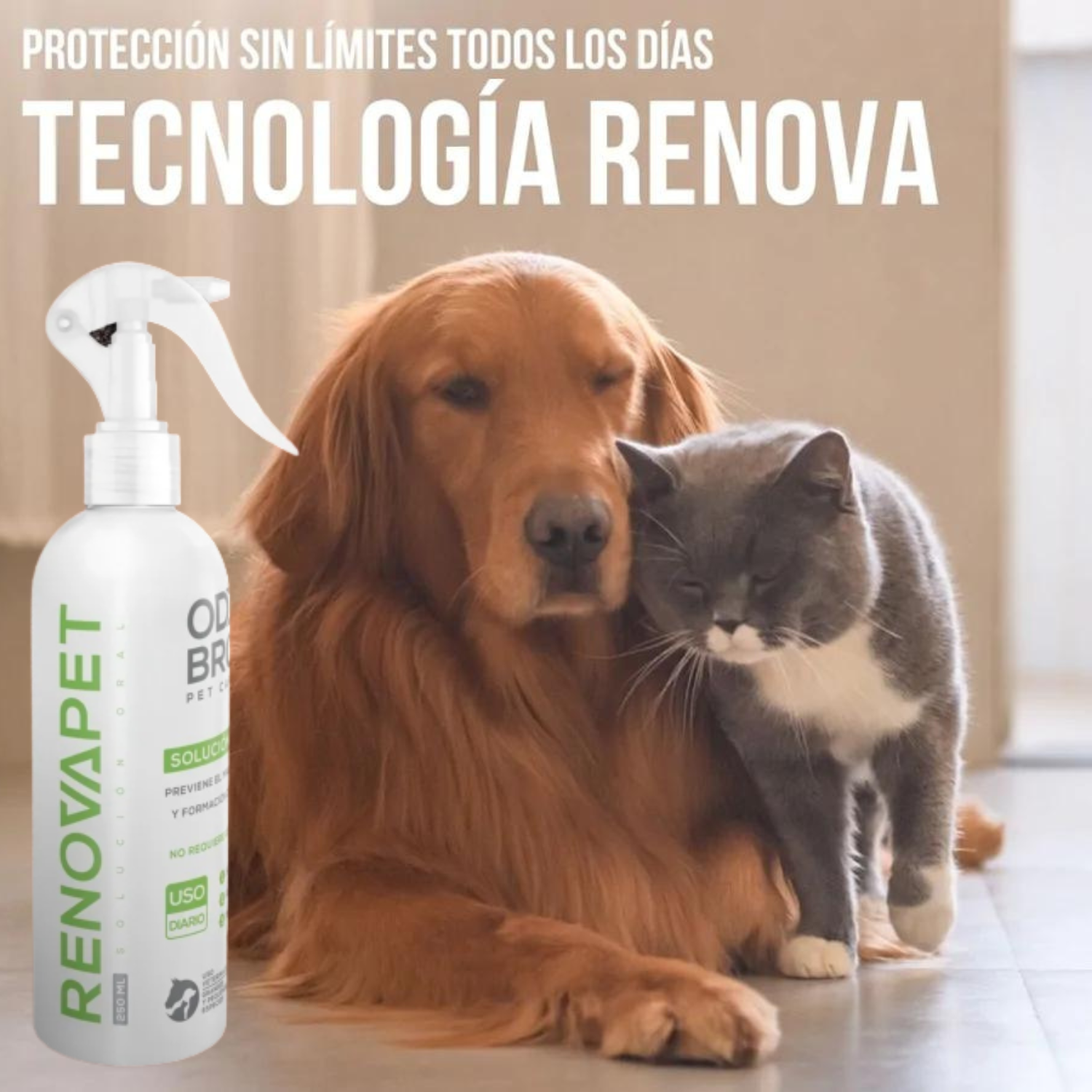 🐾RENOVAPET Adiós Al Sarro + ÖCUPET Adiós A Las Manchas De Los Ojos Para Mascotas 🐶👀